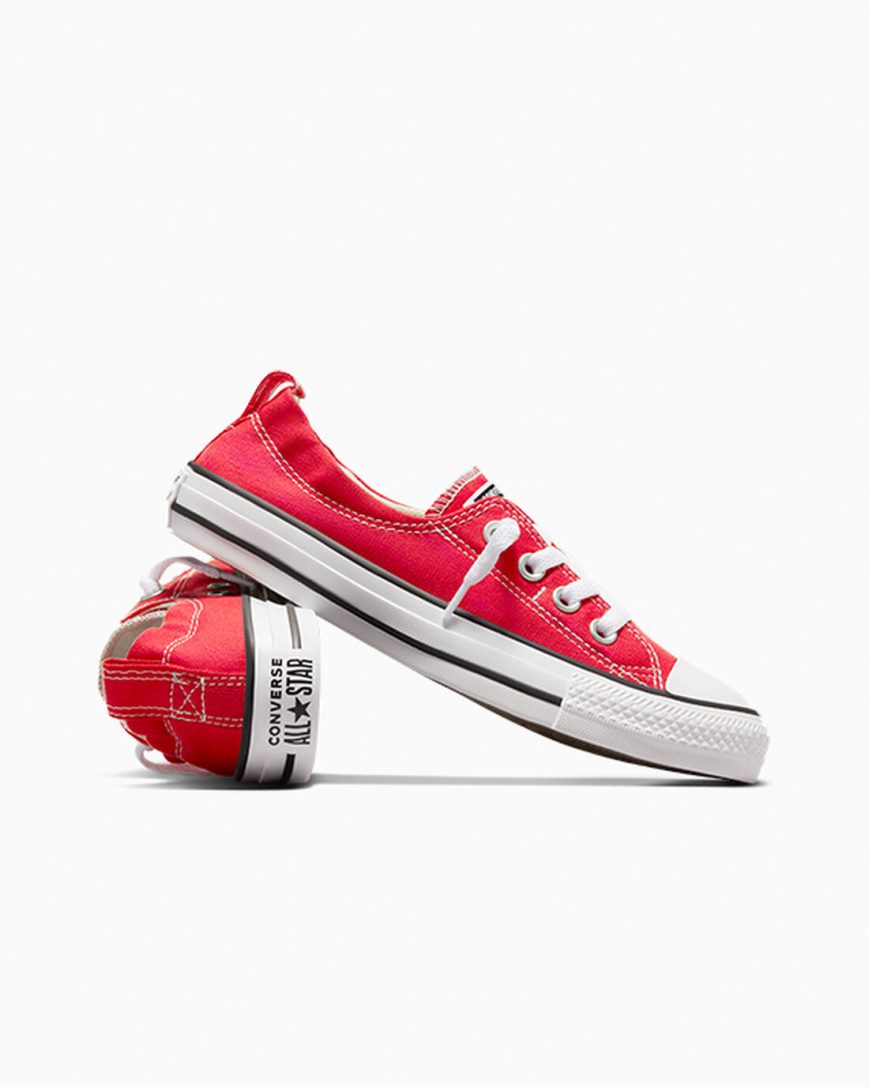 Zapatos Slip On Converse Chuck Taylor All Star Shoreline Mujer Rojas | PE EPW58L